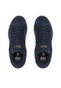 Polo Ralph Lauren Sneakersy Hrt Ct II 809877601002 Granatowy. Kolor: niebieski. Materiał: zamsz, skóra