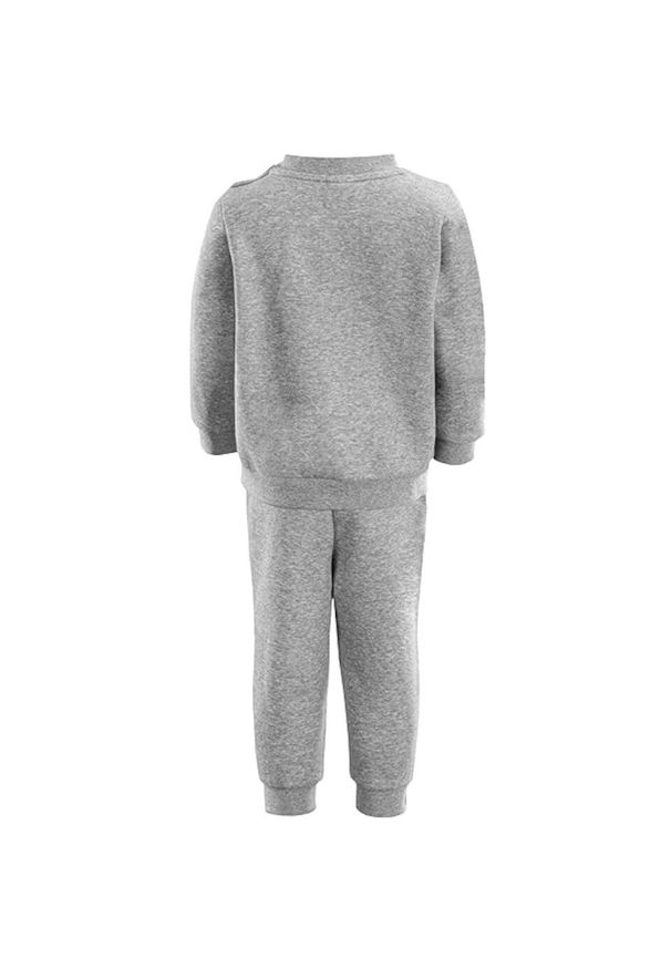 Dres Puma Jr Mini Cats Jogger Set, Dzieci. Kolor: szary. Materiał: dresówka