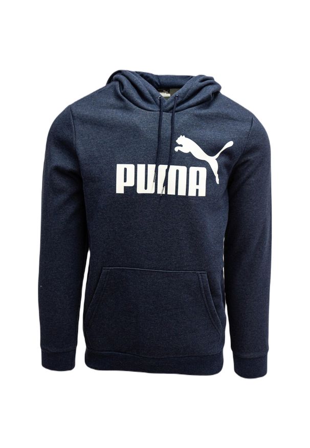 Bluza treningowa męska Puma Ess Heather Hoodie FL. Typ kołnierza: kaptur. Kolor: wielokolorowy, niebieski