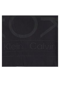 Calvin Klein Chusta Burnout Large Monogram K60K612977 Czarny. Kolor: czarny. Materiał: poliester, materiał