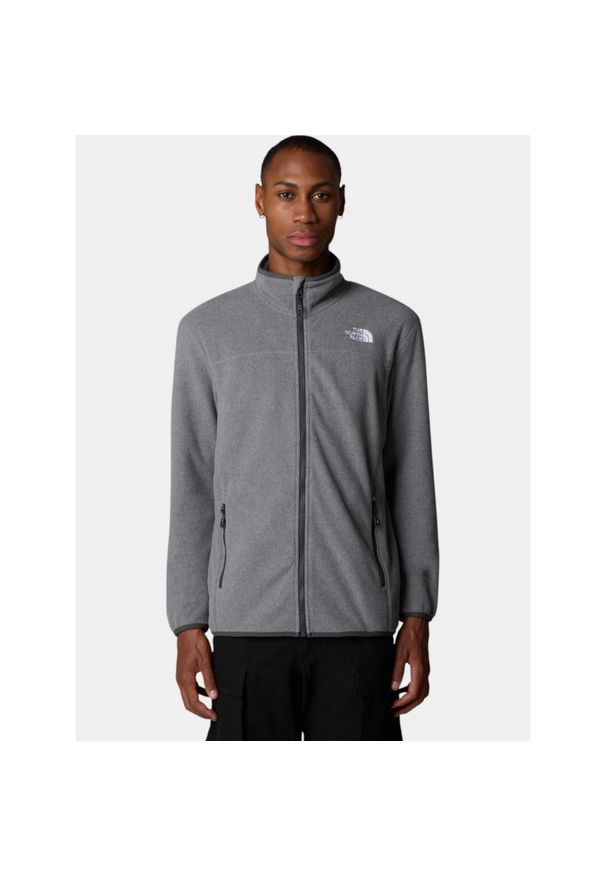 Sweter męski The North Face M 100 Glacier. Kolor: szary. Materiał: polar