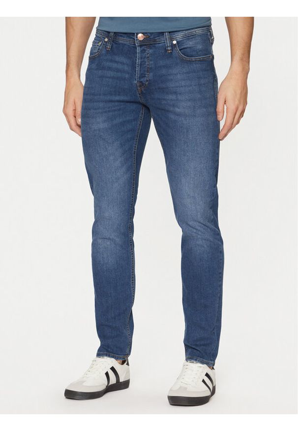 Jack & Jones - Jack&Jones Jeansy Glenn 12243592 Niebieski Slim Fit. Kolor: niebieski