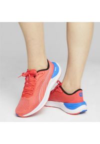 Puma - Damskie buty do biegania PUMA Electrify NITRO™ 3. Okazja: na co dzień. Kolor: czerwony, niebieski, pomarańczowy, wielokolorowy. Sport: bieganie