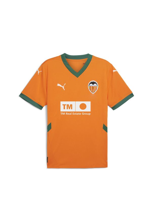 Puma - Męska trzecia koszulka Valencia CF 24/25 PUMA Rickie Orange Vine. Kolor: pomarańczowy, żółty, wielokolorowy