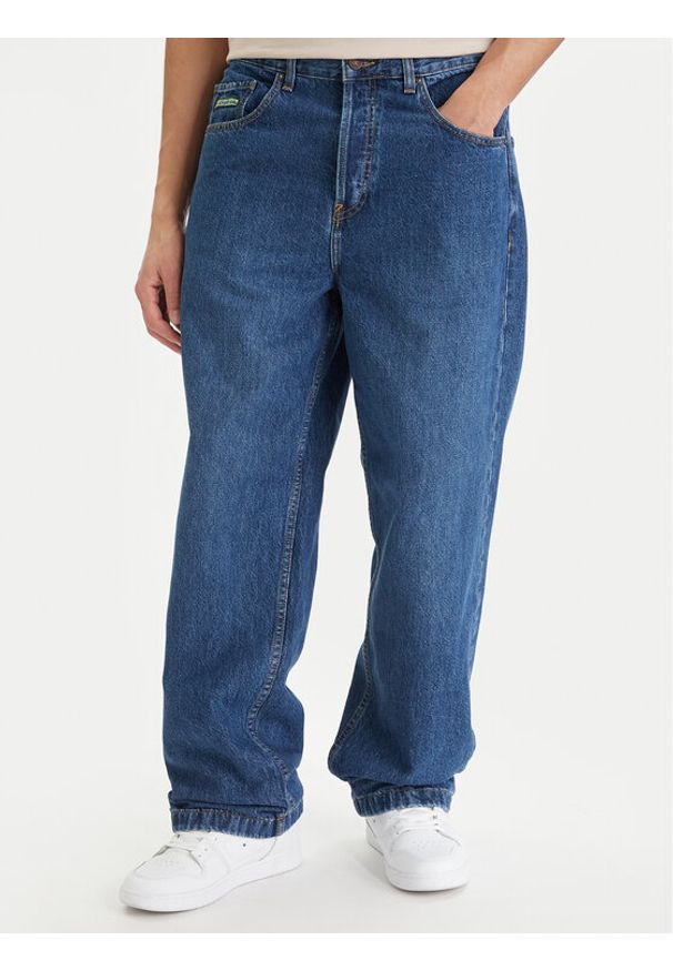 DC Shoes Jeansy EDYDP03435 Niebieski Baggy Fit. Kolor: niebieski