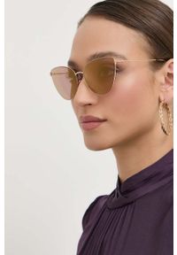 Tom Ford okulary przeciwsłoneczne damskie kolor różowy. Kolor: różowy #1