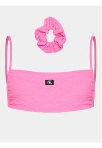 Calvin Klein Swimwear Góra od bikini KW0KW02395 Różowy. Kolor: różowy. Materiał: syntetyk #4