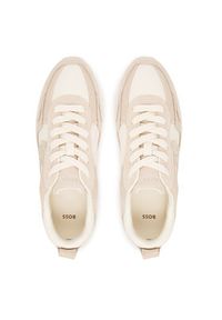 BOSS Sneakersy B Icon 50548288 Beżowy. Kolor: beżowy. Materiał: skóra, zamsz #2