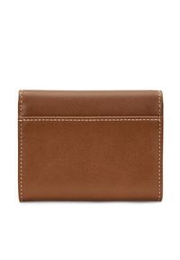 Polo Ralph Lauren Mały Portfel Damski 427886734008 Brązowy. Kolor: brązowy. Materiał: skóra