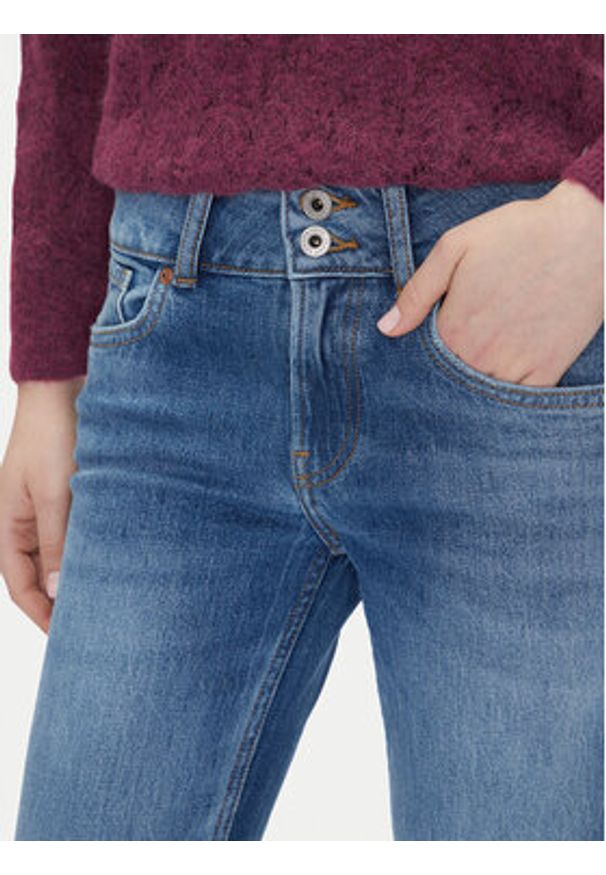 Pepe Jeans Jeansy PL204877 Niebieski Flare Fit. Kolor: niebieski