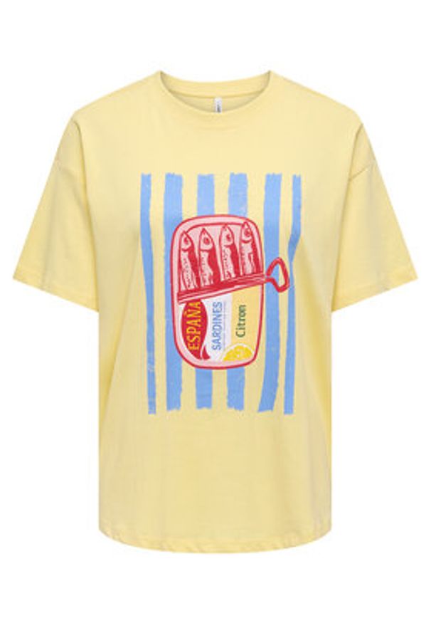 only - ONLY T-Shirt Vivvi 15346761 Czarny Regular Fit. Kolor: czarny. Materiał: bawełna