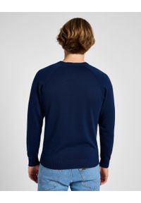 Lee - MESKI SWETER LEE CLEAN RAGLAN SWEATER TRUE NAVY 112355671. Długość rękawa: raglanowy rękaw #4