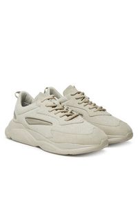 Hugo - HUGO Sneakersy Leon 50548504 Beżowy. Kolor: beżowy. Materiał: skóra #3