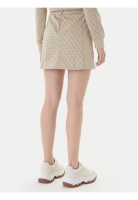 Guess Spódnica dresowa V6RD04 K2042 Beżowy Classic Fit. Kolor: beżowy. Materiał: syntetyk #1