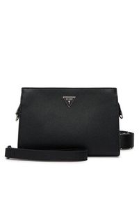 Guess Saszetka HMMISA P6157 Czarny. Kolor: czarny. Materiał: skóra #5