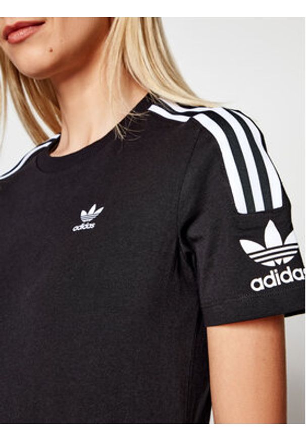Adidas - adidas T-Shirt Lock Up ED7530 Czarny Regular Fit. Kolor: czarny. Materiał: bawełna