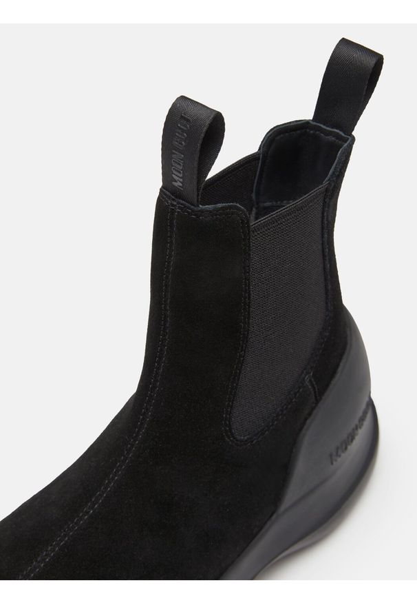 Moon Boot LUNA CHELSEA SUEDE Sztyblety damskie. Kolor: czarny