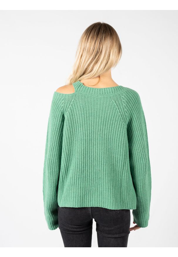 Pinko Sweter "Marsala" | 1G189N A08G | Kobieta | Zielony. Kolor: zielony. Materiał: wełna, poliester, poliamid, wiskoza, kaszmir