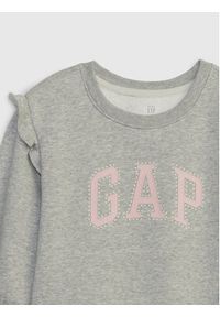 GAP - Gap Sukienka codzienna 741279-00 Szary Regular Fit. Okazja: na co dzień. Kolor: szary. Materiał: bawełna. Typ sukienki: proste. Styl: casual