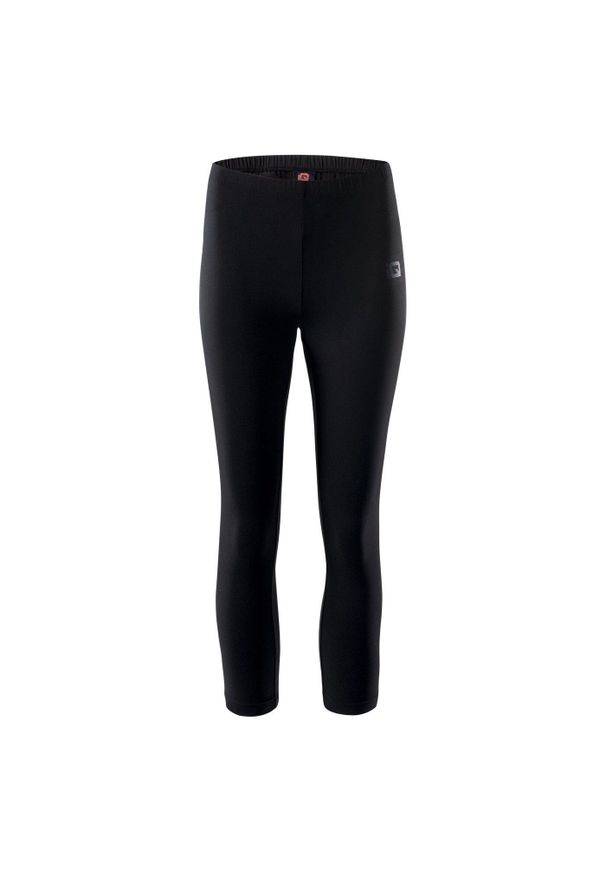 Damskie legginsy 3/4 IQ Cross The Line Silky. Kolor: czarny. Sport: fitness