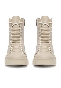 Rieker Trzewiki Y3420-61 Beżowy. Kolor: beżowy. Materiał: materiał #6