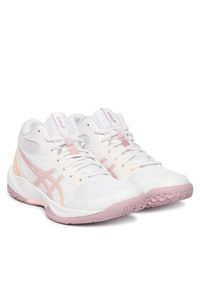 Asics Buty halowe Gel-Task Mt 4 1072A105 Biały. Kolor: biały. Materiał: skóra #4