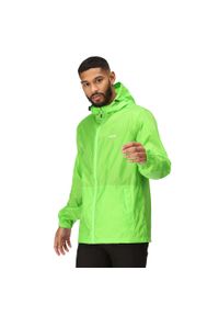 Regatta - Kurtka trekkingowa męska Pack It Jacket III kieszonkowa. Kolor: zielony. Materiał: poliamid