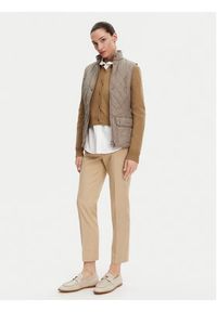 Barbour Bezrękawnik Otteburn LGI0003BE71 Beżowy Regular Fit. Kolor: beżowy. Materiał: syntetyk. Długość rękawa: bez rękawów #6