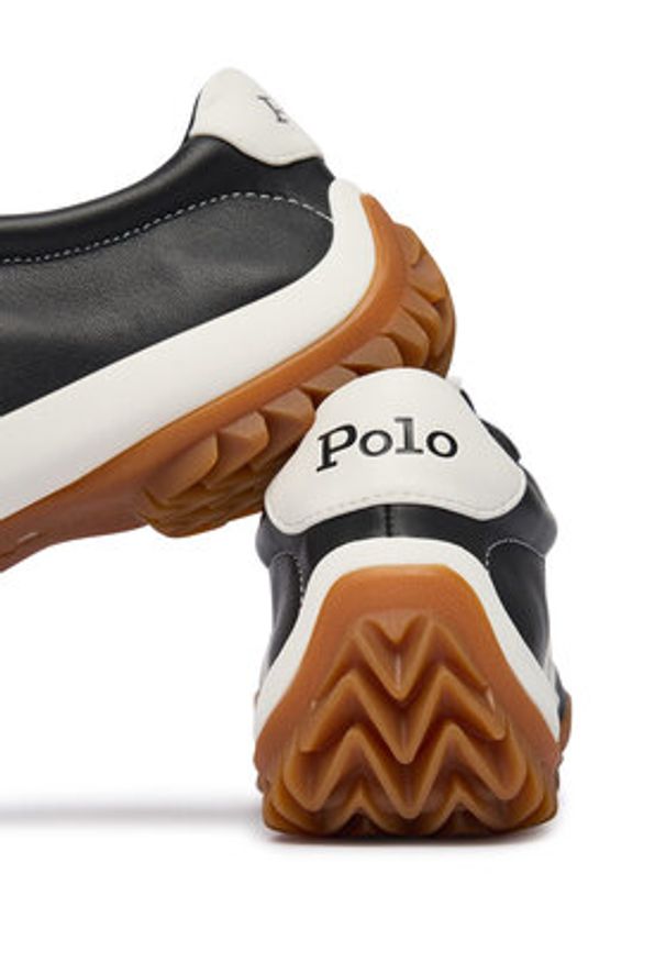 Polo Ralph Lauren Sneakersy 804P04925002 Czarny. Kolor: czarny. Materiał: skóra