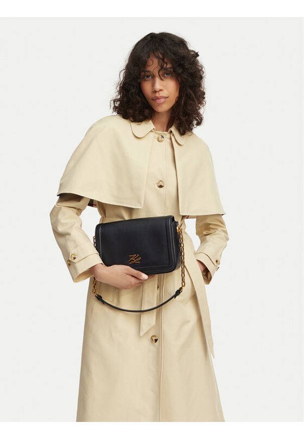 Karl Lagerfeld - KARL LAGERFELD Torebka B2W30036 Czarny. Kolor: czarny. Materiał: skórzane