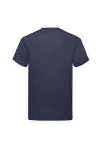 FRUIT OF THE LOOM - Oryginalna Bawełniana Koszulka Unisex Dla Dorosłych. Kolor: niebieski. Materiał: bawełna. Sport: turystyka piesza