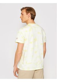 Guess T-Shirt M1RI62 K8FQ0 Żółty Slim Fit. Kolor: żółty. Materiał: bawełna #4