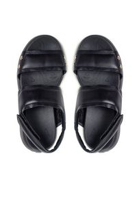 AGL Sandały Puffy Sandal D671003PGOLISC0000 Czarny. Kolor: czarny. Materiał: skóra #2