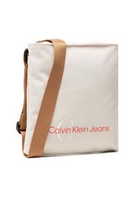 Calvin Klein Jeans Saszetka Sport Essentials Flatpack S Tt K50K508887 Beżowy. Kolor: beżowy. Materiał: materiał