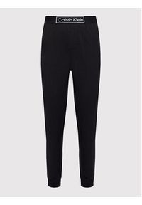 Calvin Klein Underwear Spodnie dresowe 000QS6802E Czarny Regular Fit. Kolor: czarny. Materiał: bawełna, dresówka, syntetyk #3