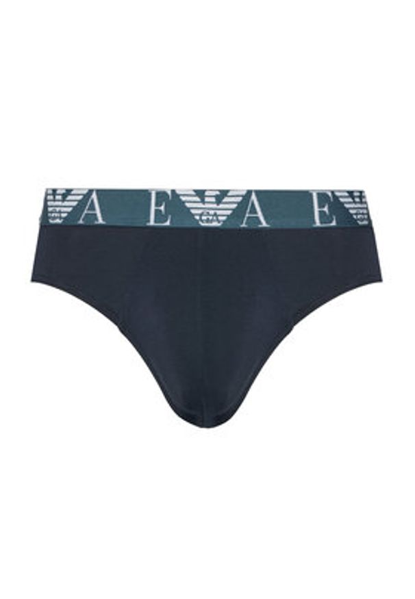 Emporio Armani Underwear Komplet slipów EM000258 AF20668 MB139 Granatowy. Kolor: niebieski. Materiał: bawełna