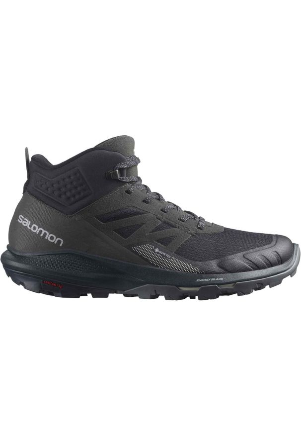 salomon - Buty trekkingowe męskie Salomon OUTpulse Mid Gore-Tex. Kolor: czarny. Technologia: Gore-Tex