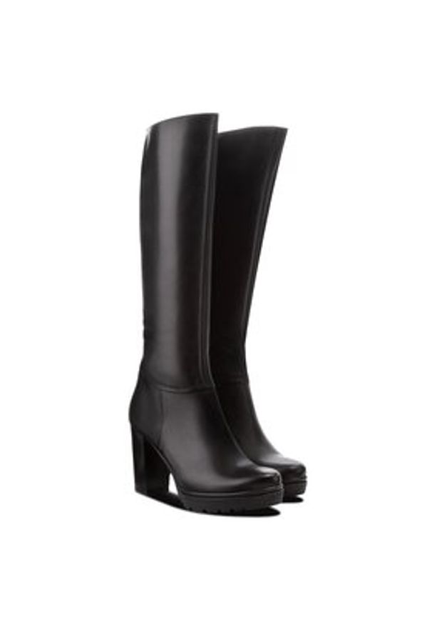 Lasocki Kozaki KAMELIA-10 Czarny. Kolor: czarny. Materiał: skóra