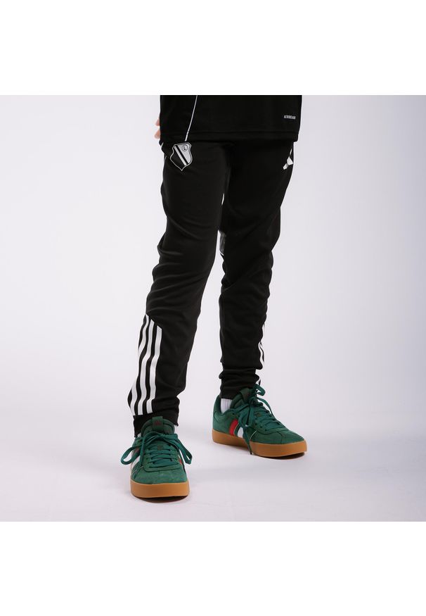Adidas - Spodnie czarne junior treningowe adidas Tiro 25 Legia Warszawa. Kolor: czarny. Sport: piłka nożna