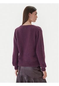 Dixie Sweter M277Y066A 1490 Fioletowy Regular Fit. Kolor: fioletowy. Materiał: wełna #4