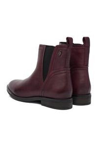 MEXX Botki CEO-MX/043C-WI40 Bordowy. Kolor: czerwony. Materiał: skóra #3