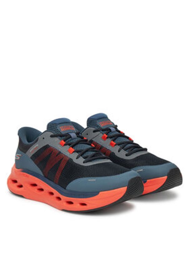 skechers - Skechers Buty do biegania Max Cushioning Glide-Step-Aberdeen 220422/NVOR Granatowy. Kolor: niebieski. Materiał: materiał