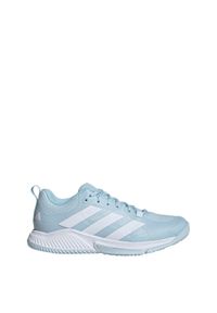 Buty do siatkówki dla dorosłych Adidas Court Team Bounce 2.0 Shoes. Kolor: biały, wielokolorowy, niebieski. Materiał: materiał. Sport: siatkówka