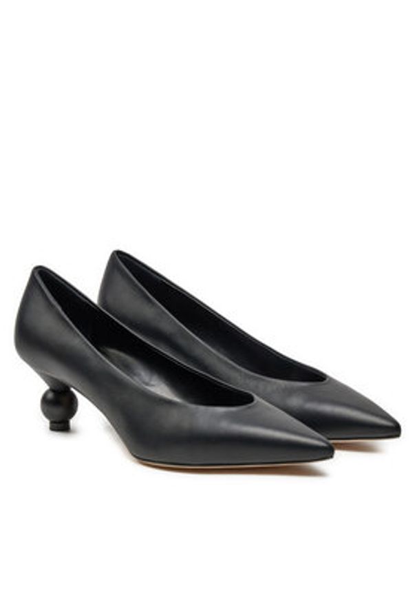 Weekend Max Mara Czółenka Renza 24255260346 Czarny. Kolor: czarny. Materiał: skóra