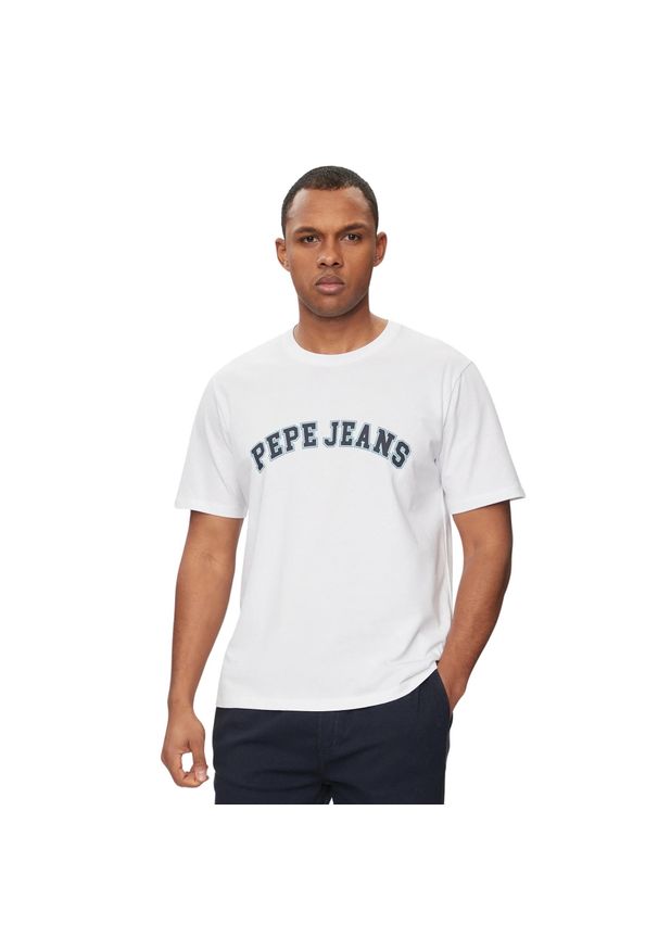 Koszulka Pepe Jeans Clement. Kolor: biały