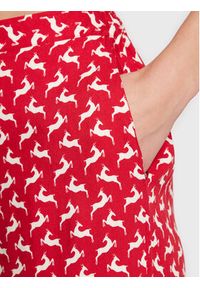 Etam Spodnie piżamowe Elwin 6537116 Czerwony Regular Fit. Kolor: czerwony. Materiał: wiskoza #2