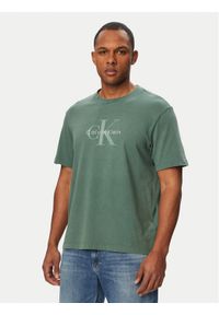 Calvin Klein Jeans T-Shirt SS 20S LV04RG832G Zielony Regular Fit. Kolor: zielony. Materiał: bawełna #1
