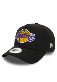 New Era Czapka z daszkiem Patch LA Lakers 9FORTY 60580708 Czarny. Kolor: czarny. Materiał: bawełna, materiał