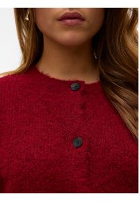 Vero Moda Kardigan Novah 10320496 Czerwony Regular Fit. Kolor: czerwony. Materiał: syntetyk #4