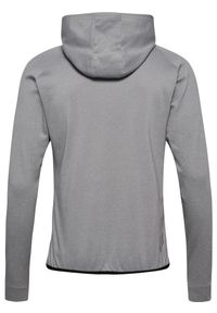 Bluza z kapturem i zamkiem błyskawicznym Hummel MT Interval. Typ kołnierza: kaptur. Kolor: szary